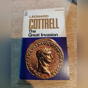 2 For $25 Leonard Cottrell 'The Great Invasion' Book - Blue and Brown Cover